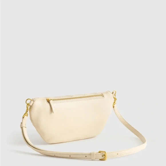 Quince Italian Leather Diamond Stitch Sling - Picture 4 of 7